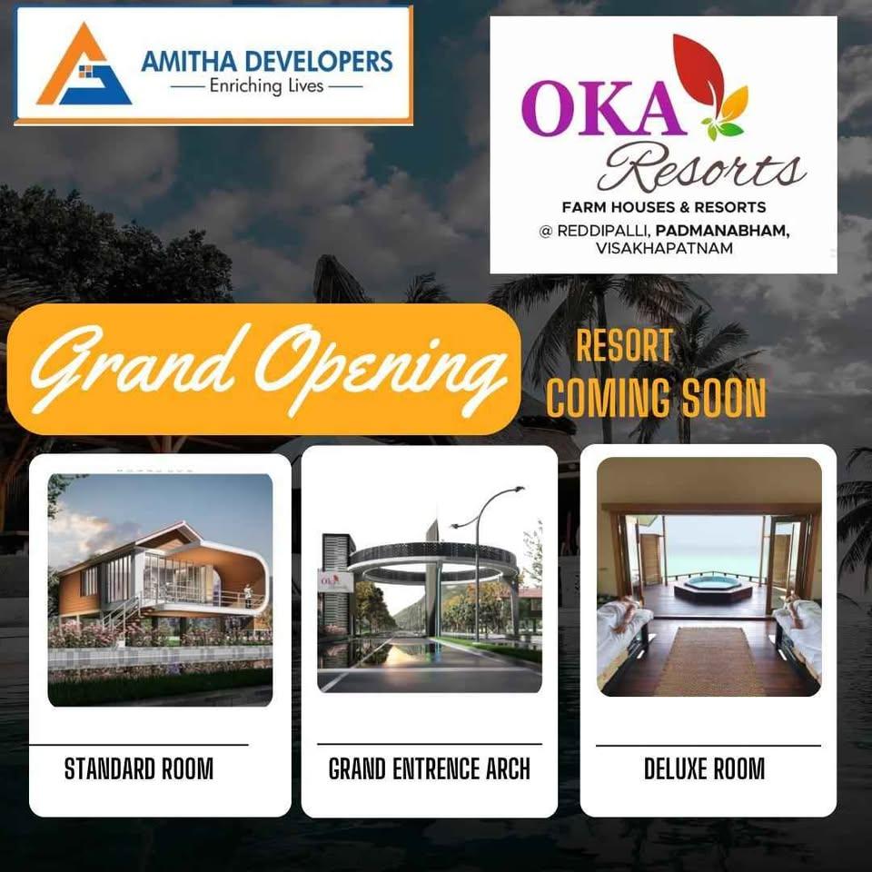 OKA RESORTS – PREMIUM RESORT PLOTS IN VIZAG