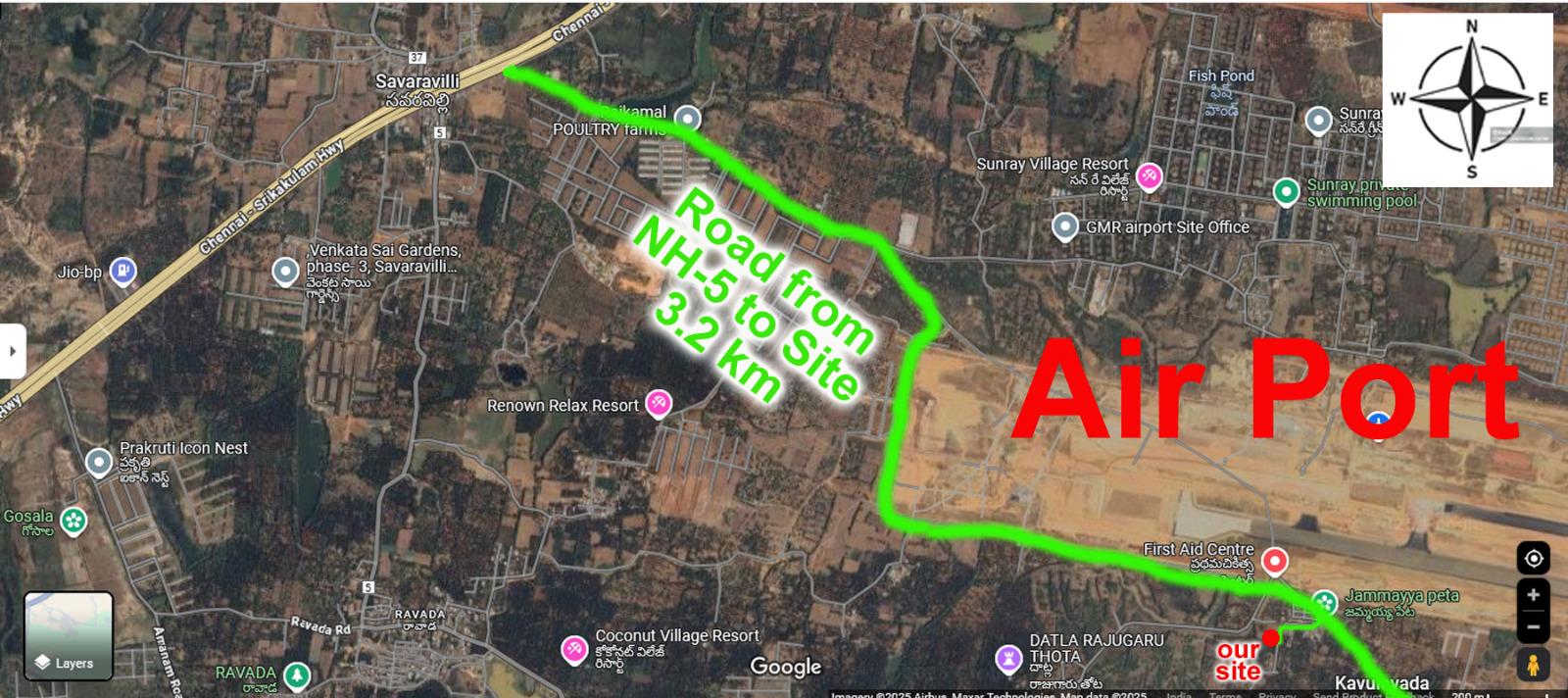 BHOGAPURAM RESIDENTIAL PLOTS
