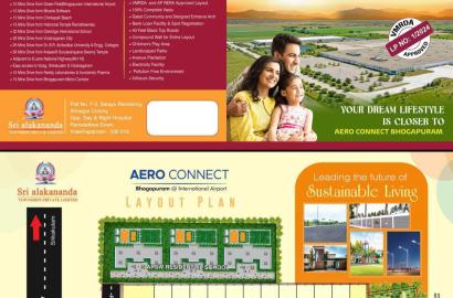 VUDA Approved Plots in Bhogapuram, Aero Connect Bhogapuram Open Plots, Highway-Facing Plots for Sale, Bhogapuram