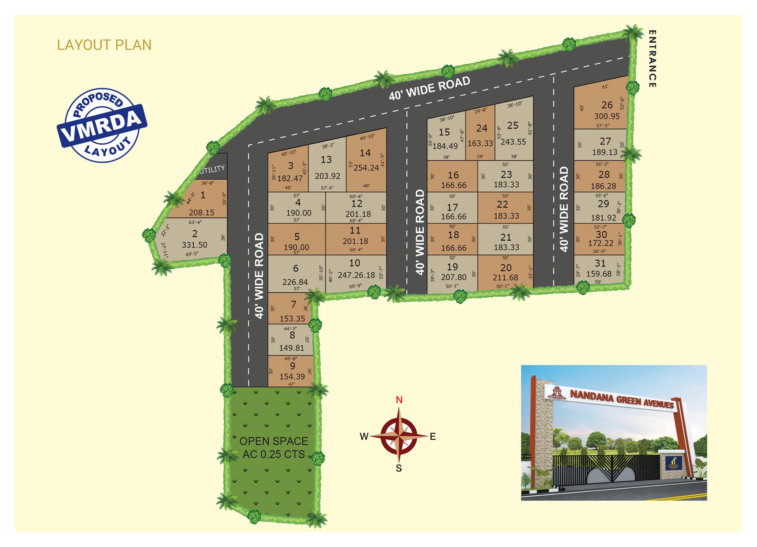 Gated community plots Dakamarri, Open plots near Rajapulova, Residential plots for sale in Dakamarri
