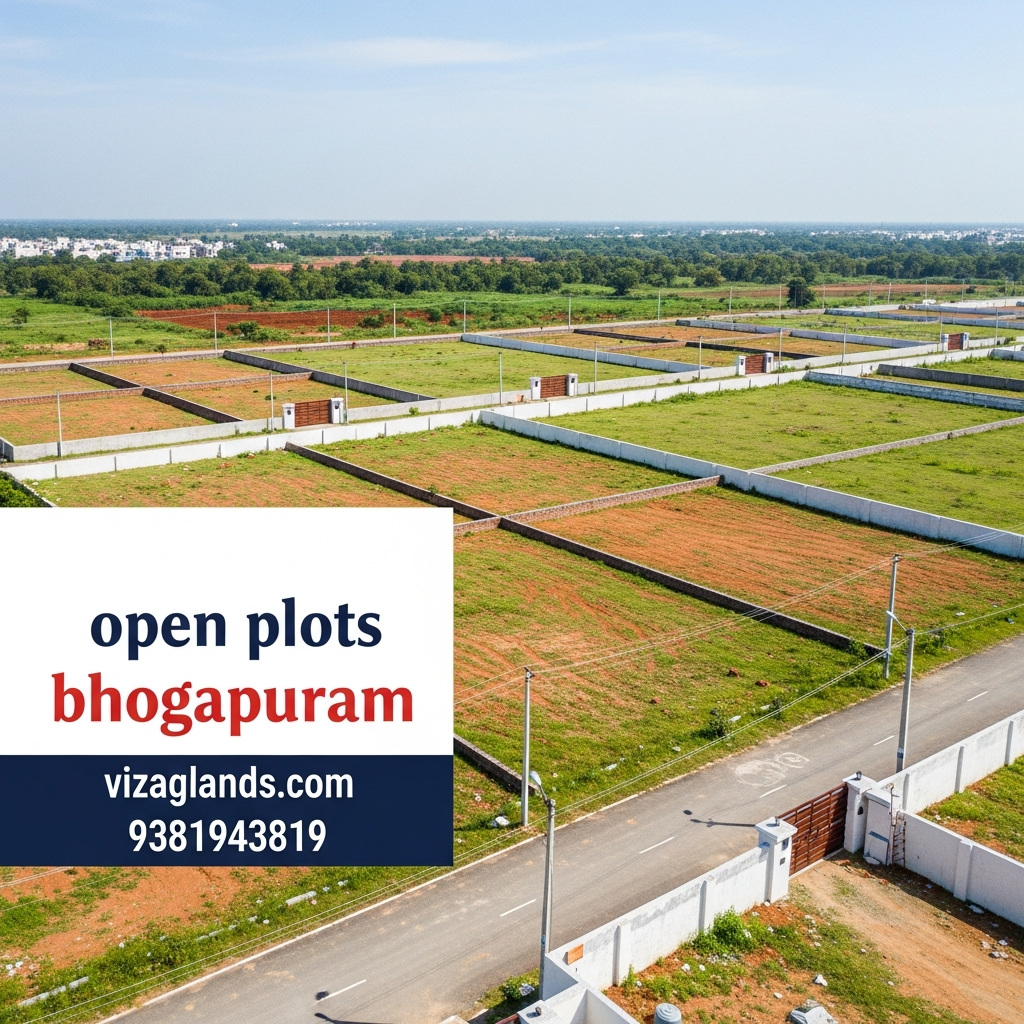 Plots  In Bhogapuram Open Plots In Bhogapuram VMRDA-approved plots Bhogapuram