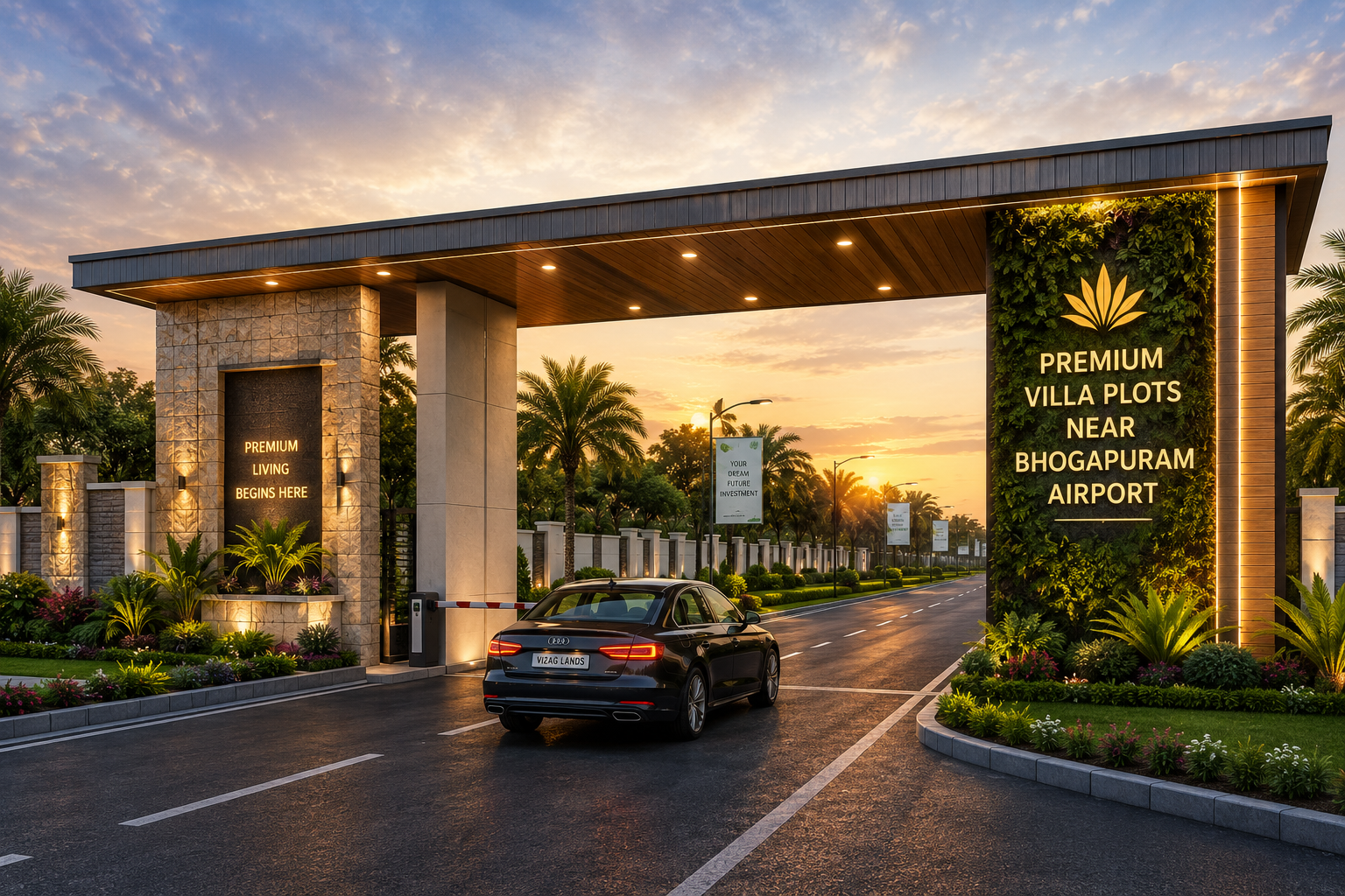PLOTS IN BHOGAPURAM,OPEN PLOTS IN BHOGAPURAM, VMRDA APPROVED PLOTS IN BHOGAPURAM