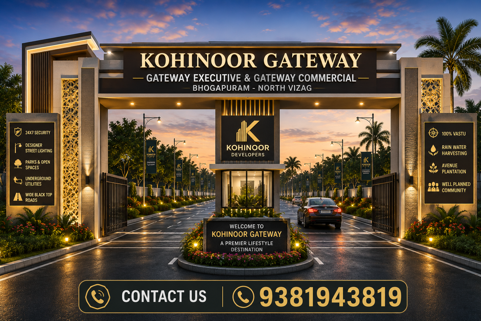 PREMIUM PLOTS IN BHOGAPURAM, OPEN PLOTS NEAR BHOGAPURAM AIRPORT