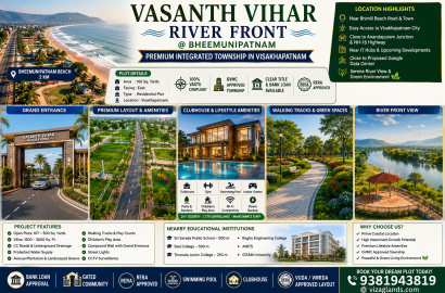 PLOTS IN BHEEMILI,LUXURY VILLA PLOTS NEAR BHEEMILI BEACH, PLOTS FOR SALE IN BHEEMILI