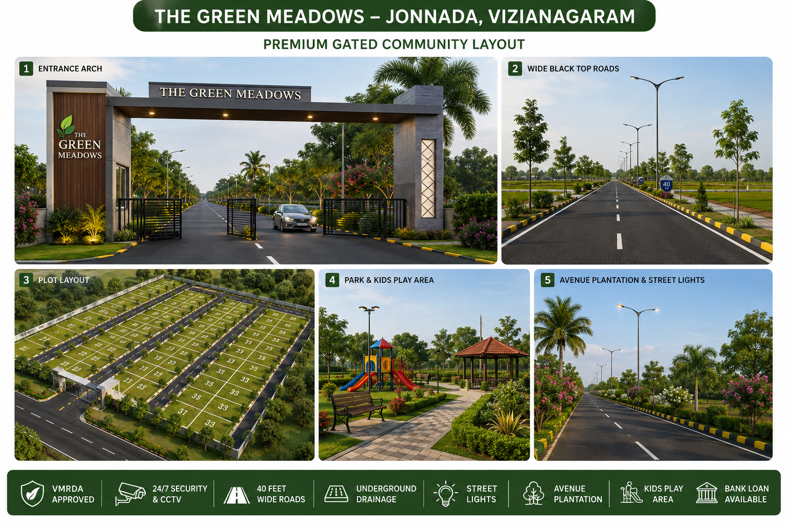 VMRDA PLOTS IN JONNADA, HIGHWAY FACING PLOTS IN VIZIANAGARAM, OPEN PLOTS IN JONNADA