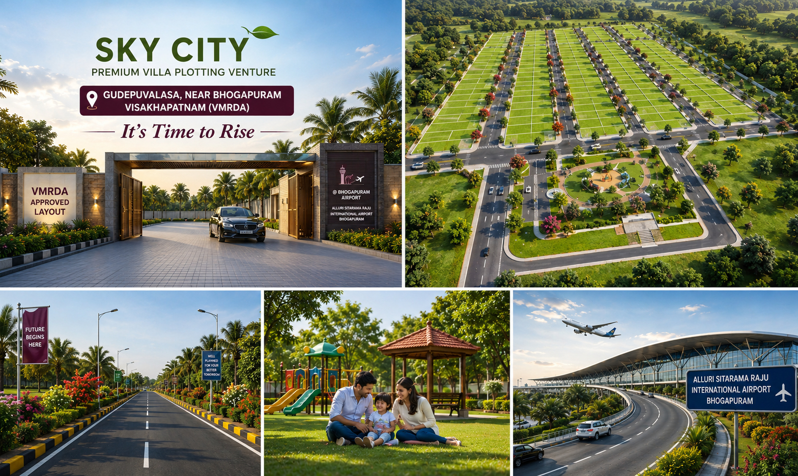 PLOTS IN BHOGAPURAM,PREMIUM PLOTS IN BHOGAPURAM, OPEN PLOTS NEAR BHOGAPURAM AIRPORT