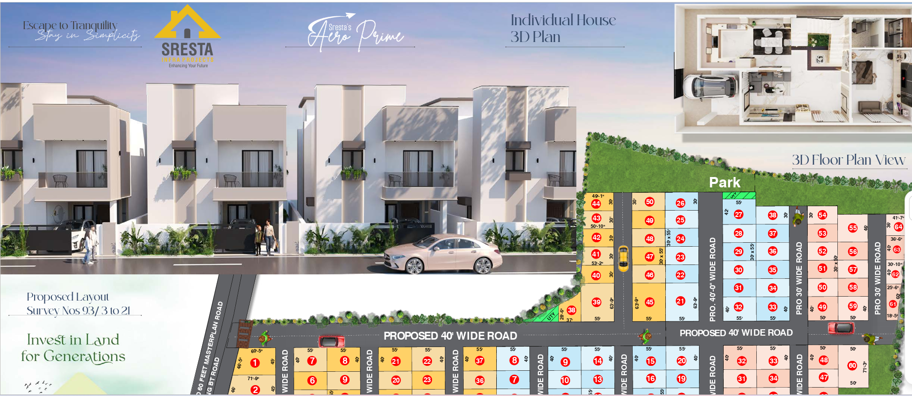 Srestas Aero Prime Bhogapuram, Plots in Bhogapuram, Vmrda Plots in Bhogapuram