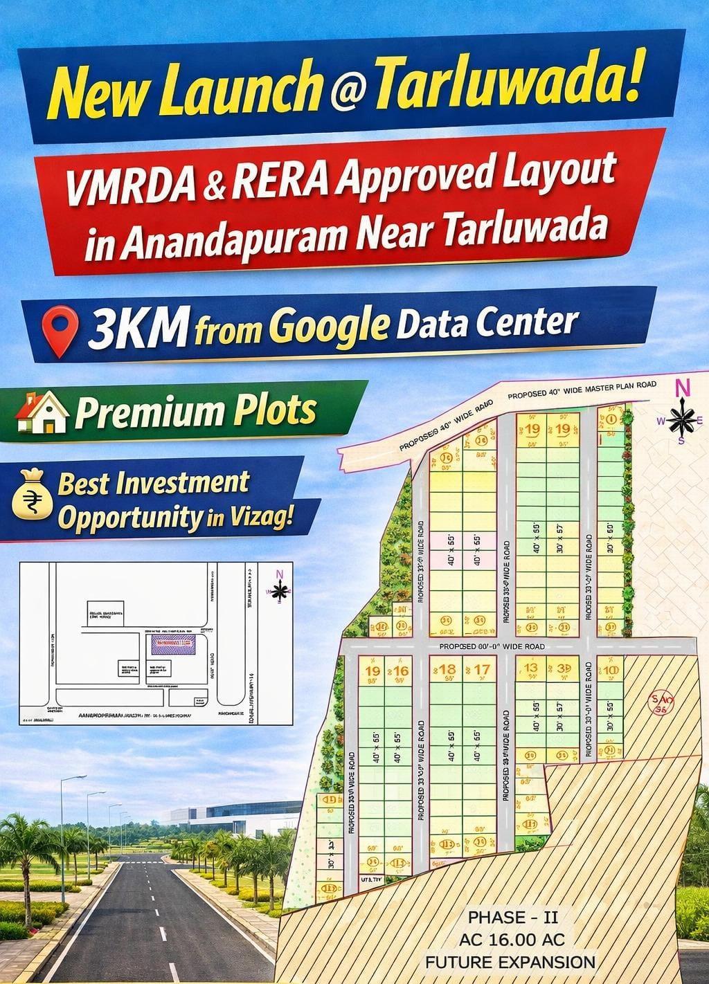 PLOTS IN ANANDAPURAM, RESIDENTIAL PLOTS IN ANANDAPURAM, OPEN PLOTS NEAR ANANDAPURAM