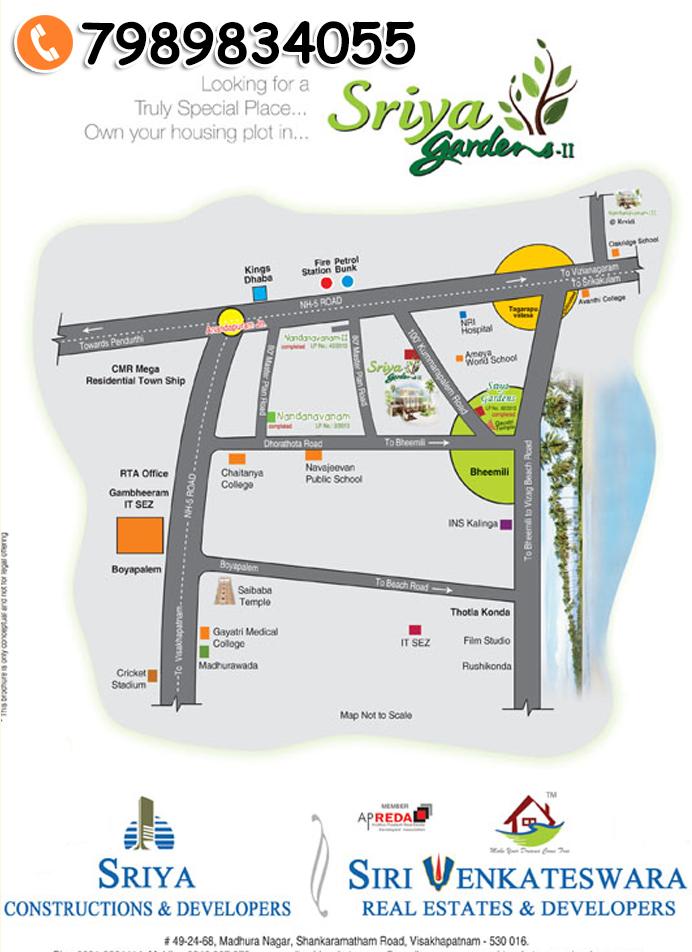 SREYA GARDENS 2 BHEEMILI,buy residential plots for sale in bheemili