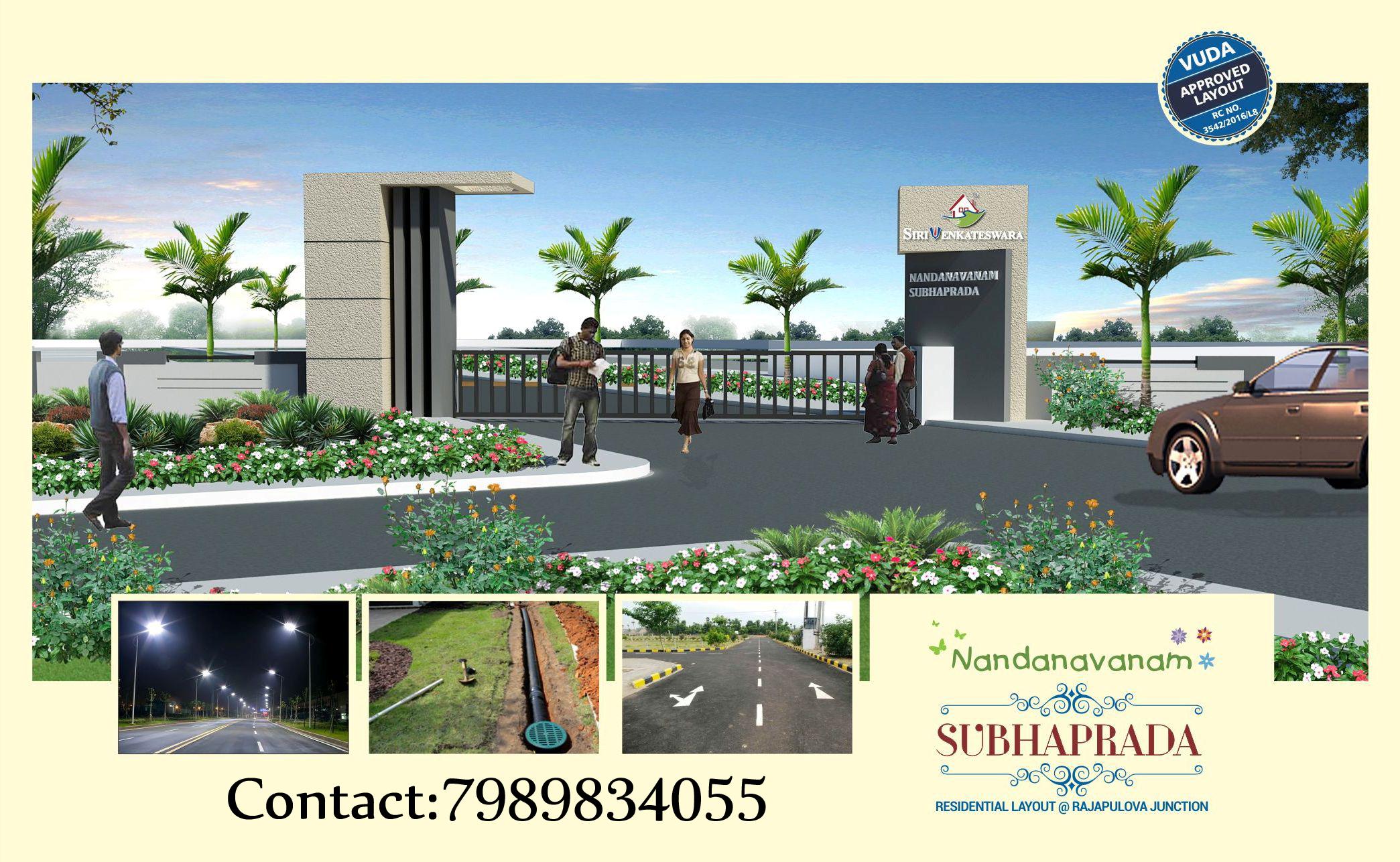 NANDANAVANAM SUBHAPRADHA THAGARAPUVALASA Thagarapuvalasa residential land / plots for sale