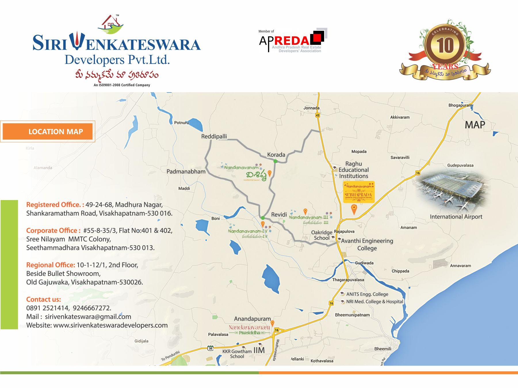 NANDANAVANAM SUBHAPRADHA THAGARAPUVALASA Thagarapuvalasa residential land / plots for sale
