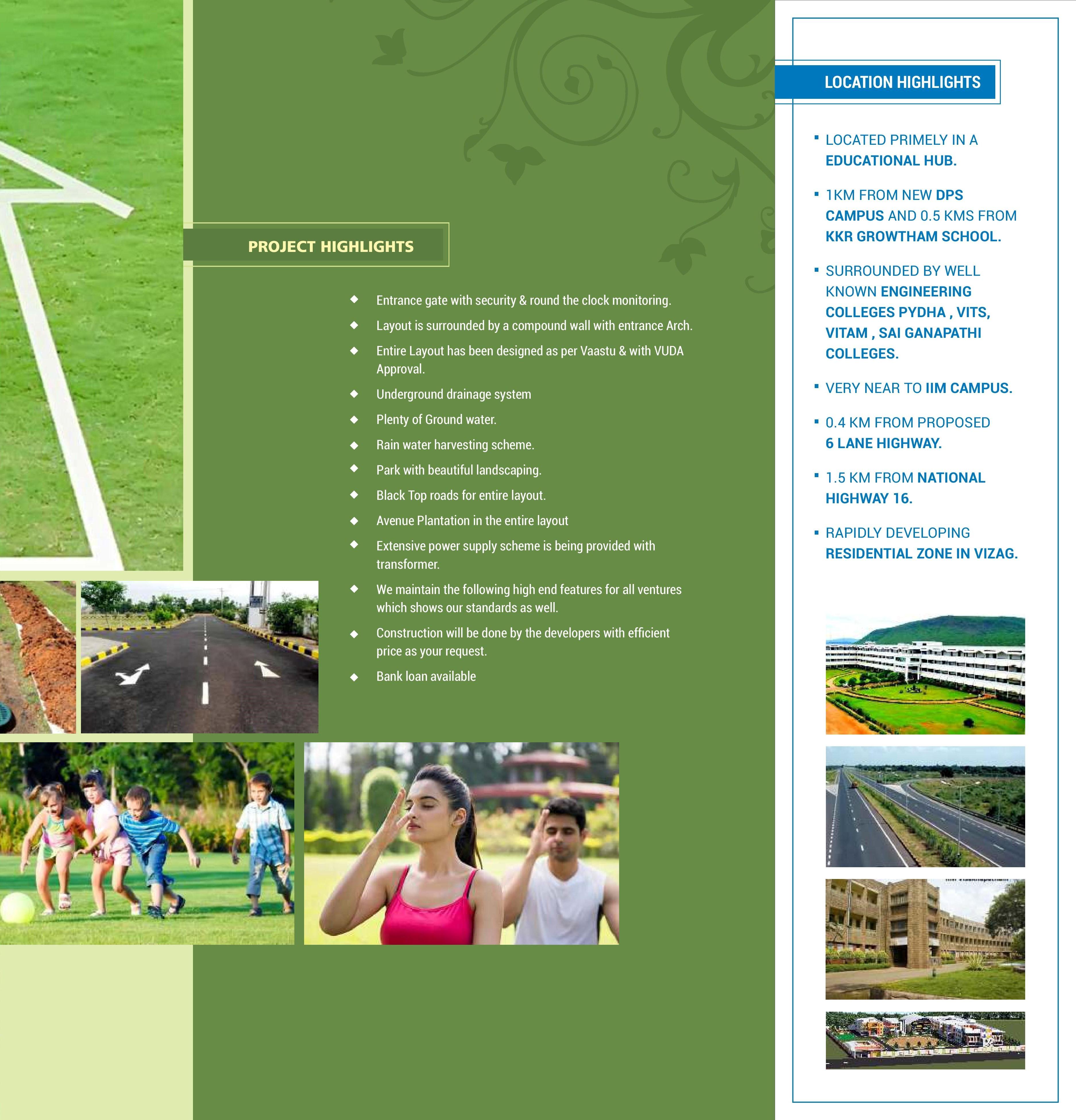 Nandanavanam Prasidha VUDAD APPROVE RESIDENTIAL PLOTS at ANANDAPURAM