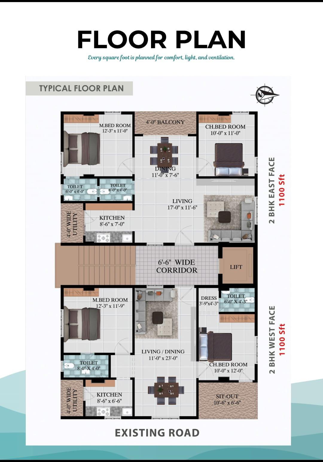 FLATS FOR SALE IN YENDADA, ASK FLATS IN YENDADA, YENDADA FLATS FOR SALE