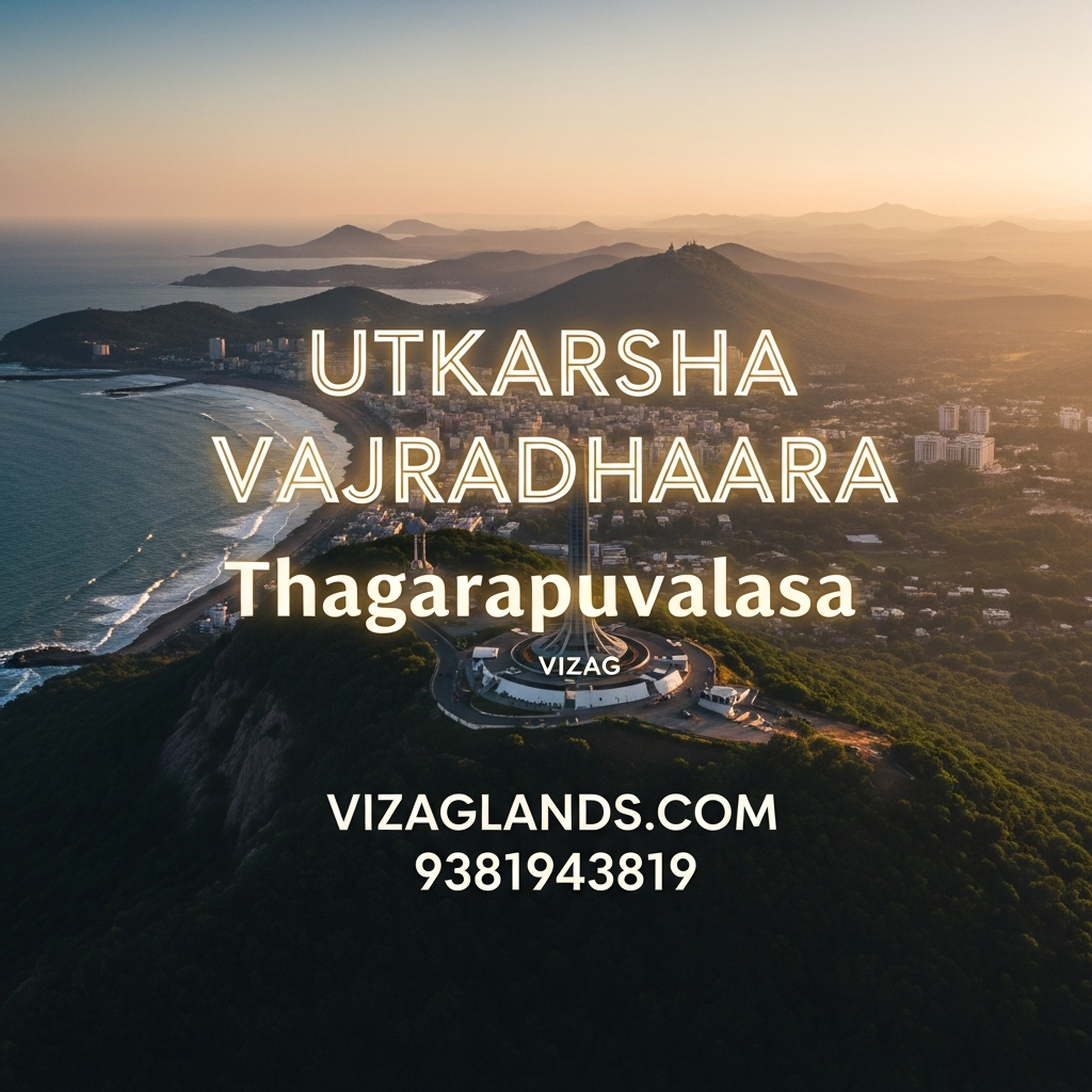 Utkarsha Vajradhaara plots Thagarapuvalasa, Gated community plots for sale in Thagarapuvalasa,