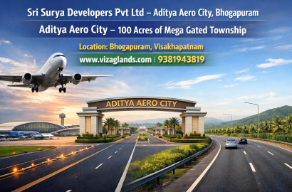 Aditya Aero City Bhogapuram, Sri Surya Developers Pvt Ltd – Aditya Aero City, Bhogapuram