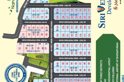 VMRDA APPROVED PLOT FOR SALE IN DAKAMARRI,  ALLURI'S NANDANAVANAM 1