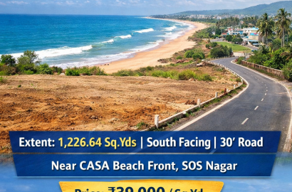 Beach View Residential Site for Sale – Bheemili  Residential plot for sale in Bheemili