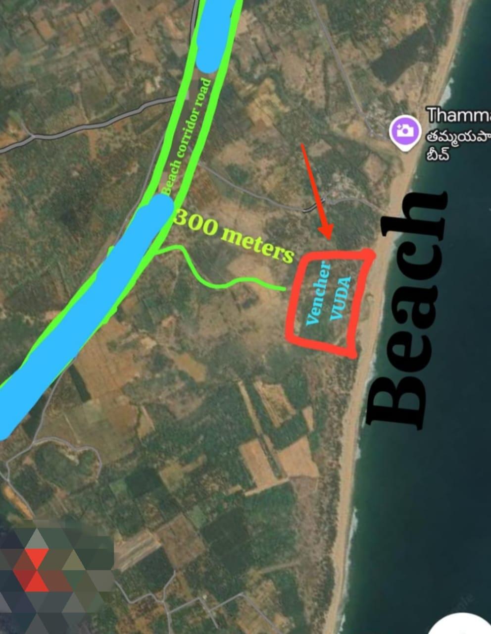 Beach Coastal  Corridor Plots In Bhogapuram, Beach/Sea View Facing Plots Bhogapuram,