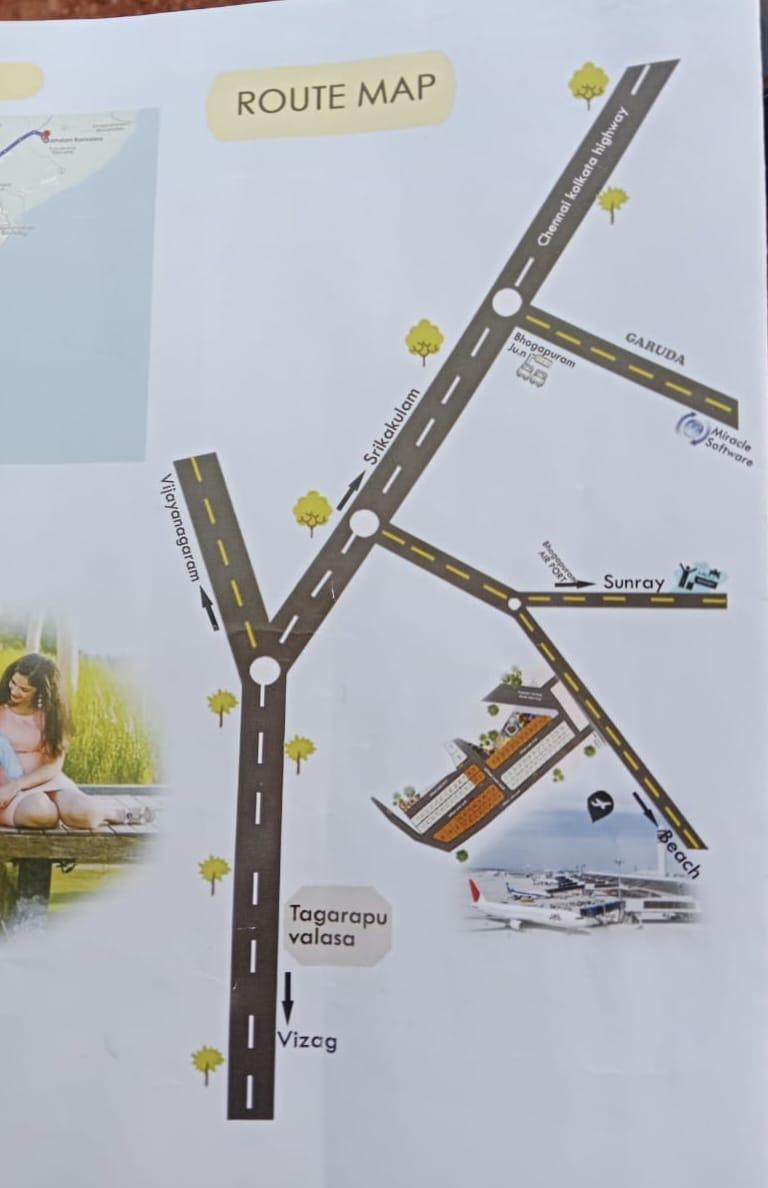 BBG AERO COMMERCIAL BHOGAPURAM commercial plots for sale near Visakhapatnam