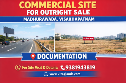 Commercial site for sale in Madhurawada,  Madhurawada commercial land for sale,  Buy commercial property Visakhapatnam,  Commercial plot for sale Madhurawada Visakhapatnam