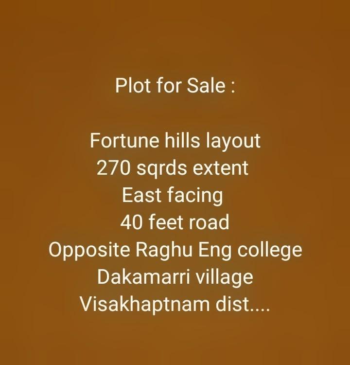 Fortune Hills Plots in Dakamarri, Fortune Hills Layout Dakamarri.Dakamarri Plots .