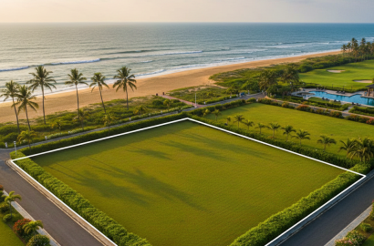 Sunray Beachfront Plot for Sale, Bhogapuram Beachfront Plots, Sea View Plots for Sale Bhogapuram