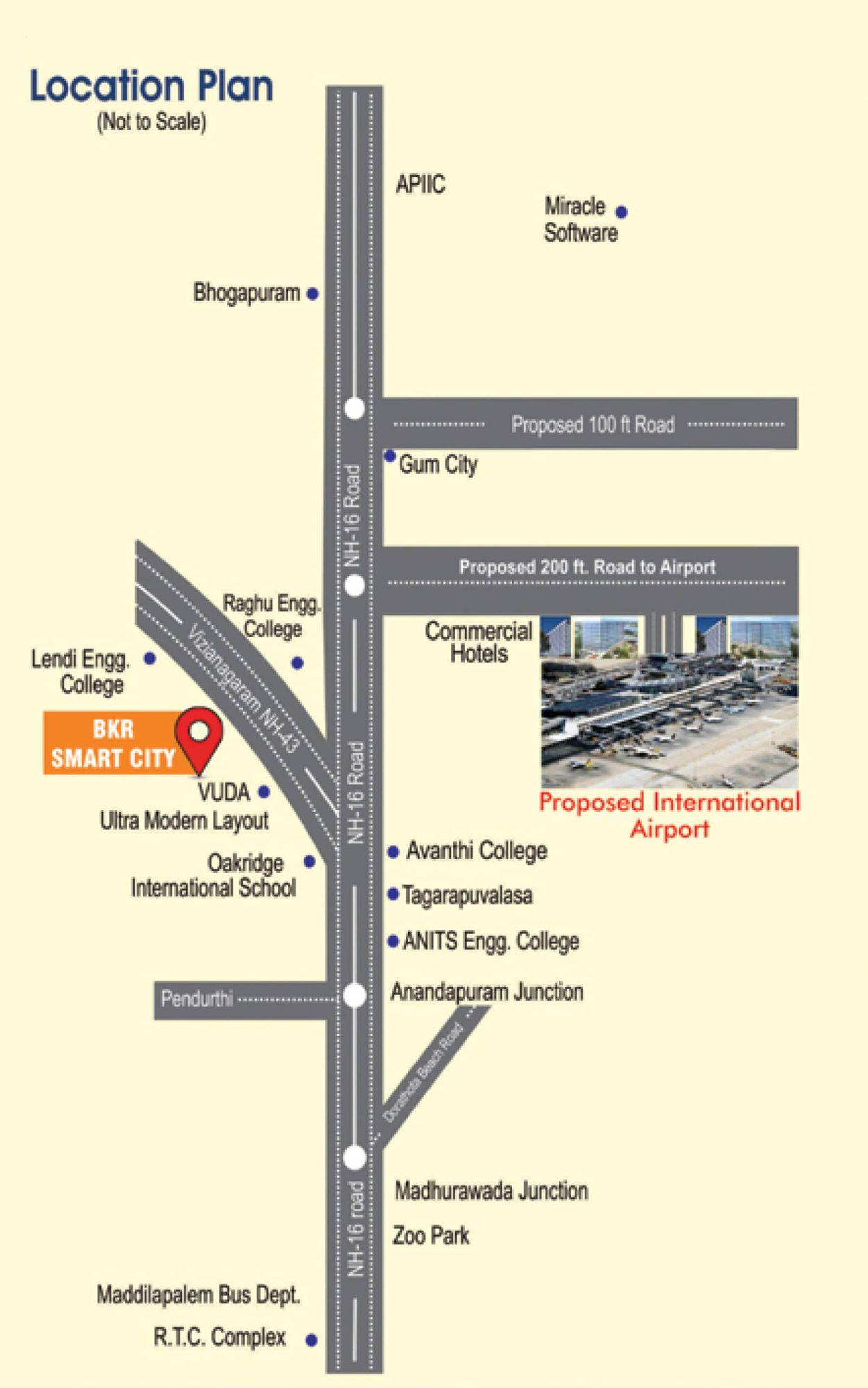 PLOTS IN DAKAMARRI,BKR SMART CITY DAKAMARRI,