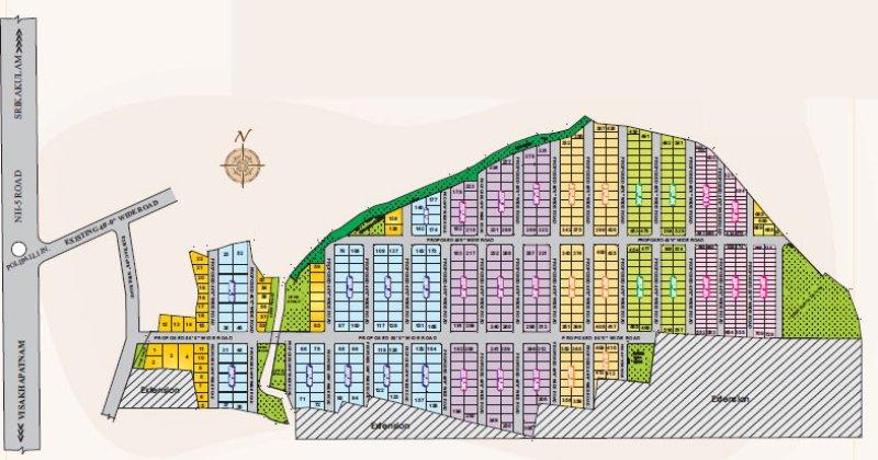 VUDA Approved Open Plot Polipalli Bhogapuram, Peram's Aditya Grand, Polipalli