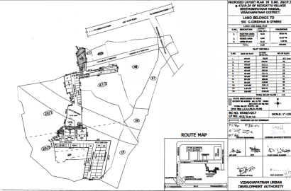 PLOTS IN NIDIGATTU ,VUDA/VMRDA PLOTS IN NIDIGATTU ,SARK PROJECT IN NIDIGATTU
