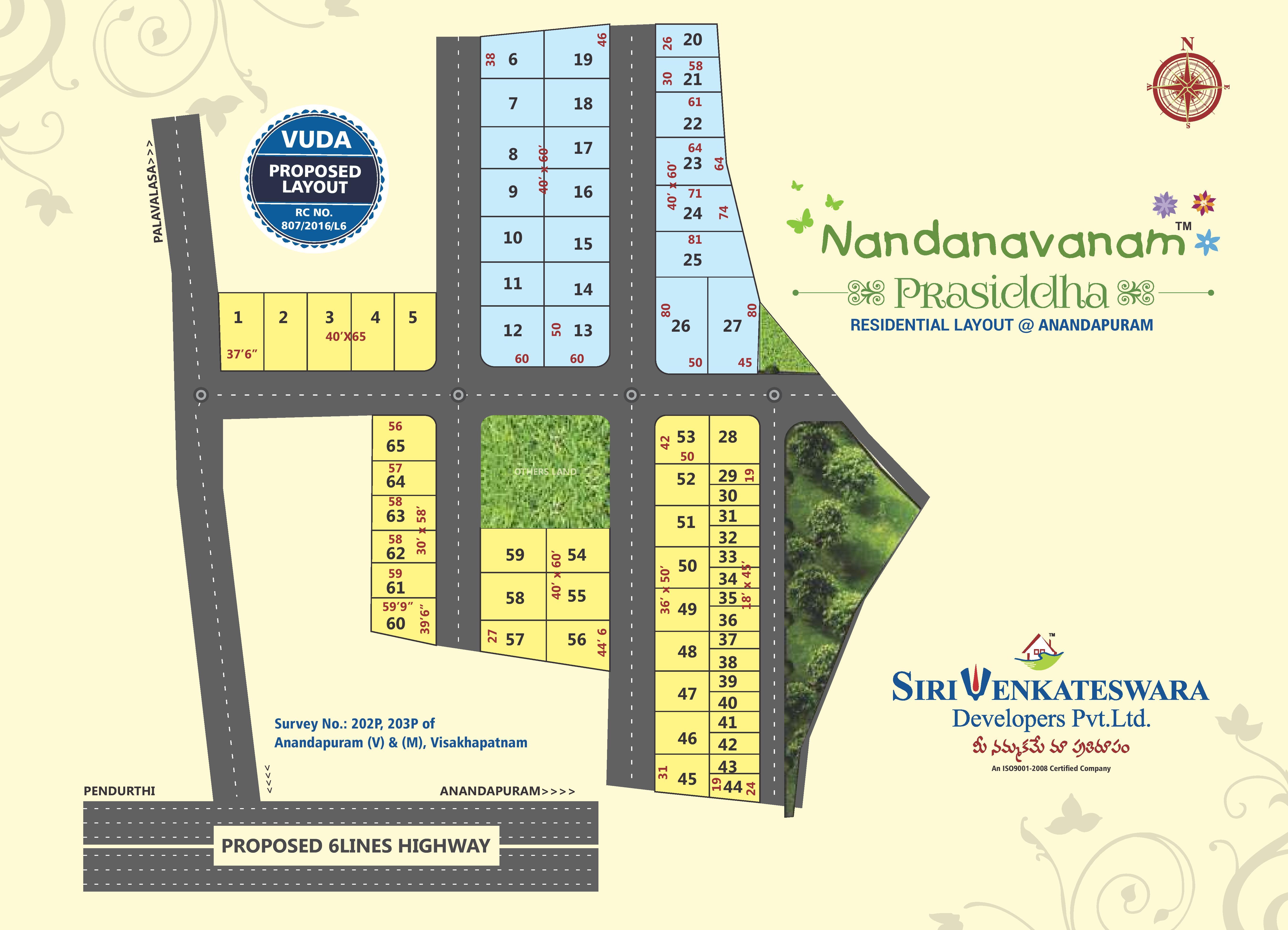 RESIDENTIAL LAYOUTS IN ANANDAPURAM  VUDA LAYOUTS IN ANANDAPURAM