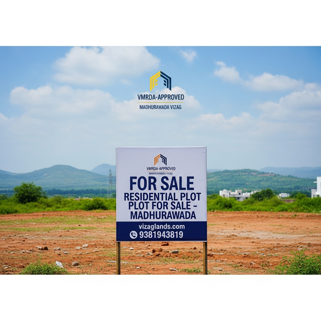OPEN PLOTS FOR SALE IN MADHURAWADA, premium plots in Madhurawada VMRDA approved land in Vizag