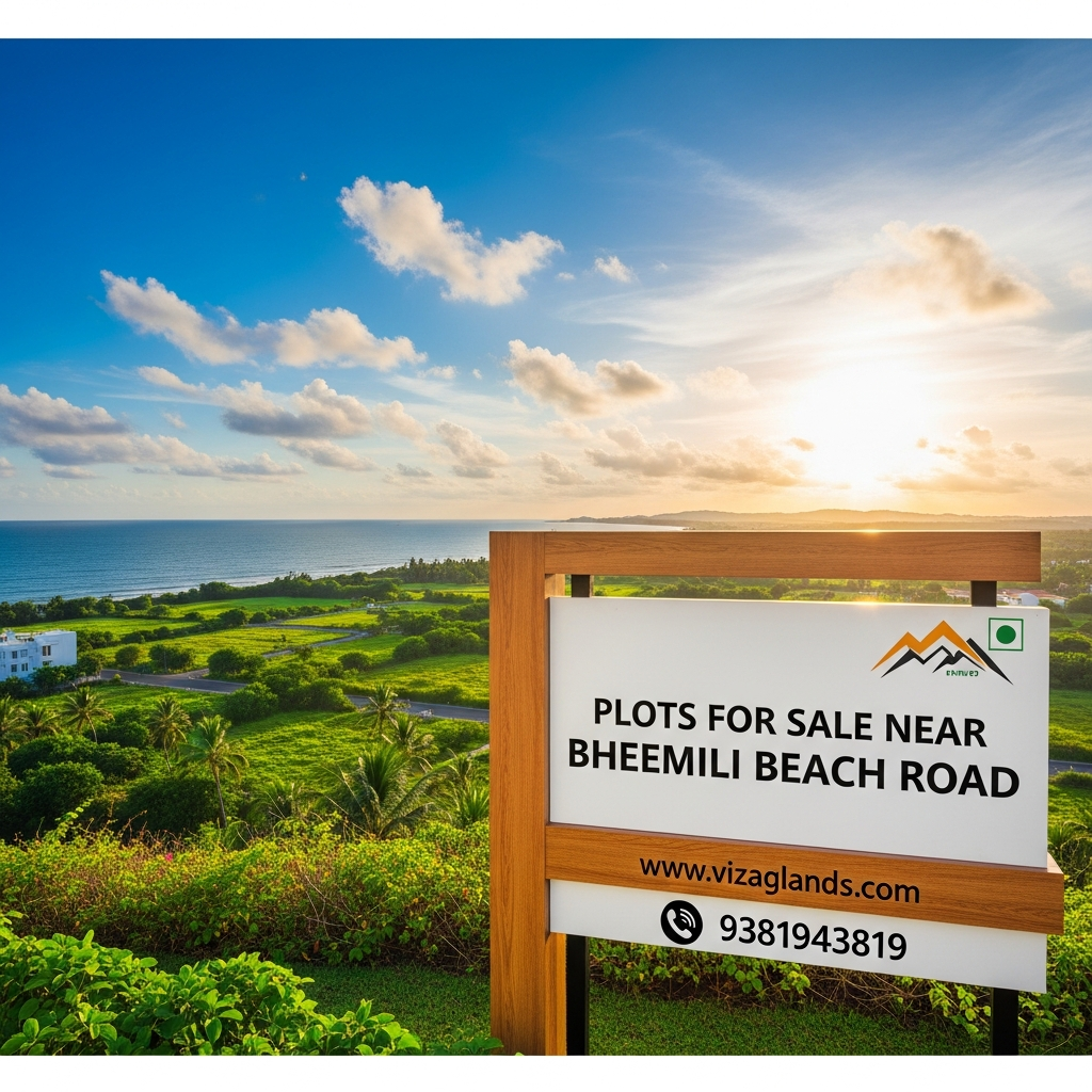 Open plots near INS Kalinga ,GVMC limits plots for sale.VMRDA approved plots in Vizag