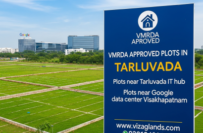 VMRDA approved plots in Tarluvada Plots near Tarluvada IT hub Plots near Google data center Visakhapatnam