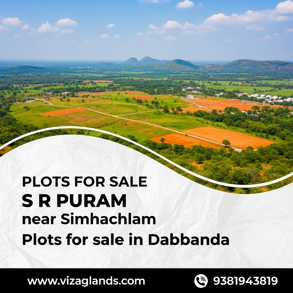 S.R. Purama Plot for Sale ,Plots for sale near Simhachalam ,VMRDA approved plots near Simhachalam  Plots  for sale in Dabbanda
