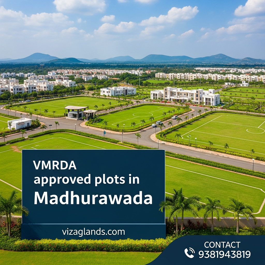 Commercial site in Madhurawada,Madhurawada IT zone lands,Commercial VUDA Approved Sites in Madhurawada