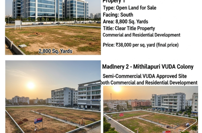 Commercial site in Madhurawada,Madhurawada IT zone lands,Commercial VUDA Approved Sites in Madhurawada