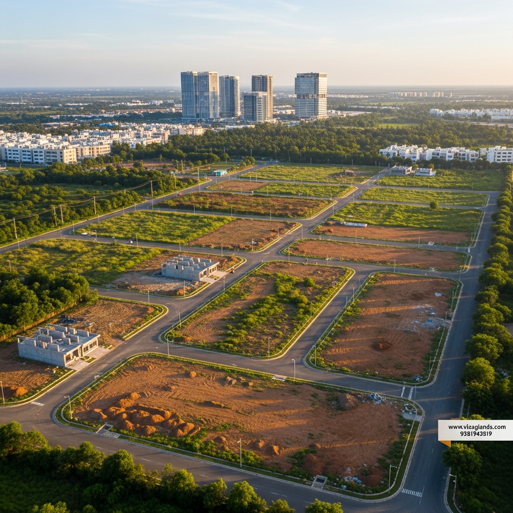 Tarak Rama Layout, Rushikonda, Visakhapatnam,Plots near Rushikonda IT SEZ" Beachfront plots in Visakhapatnam