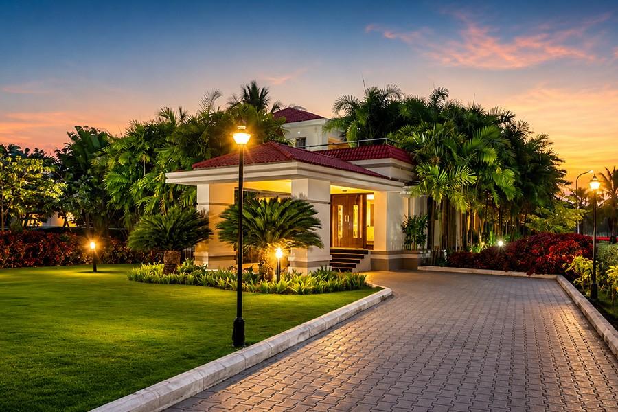 BEACH VIEW VILLA PLOTS IN BHOGAPURAM ,SUN RAY VILLAGE RESORT PLOTS  FOR SALE
