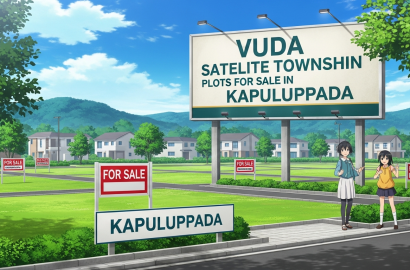 VUDA Satellite Township Plots for Sale in Kapuluppada, Visakhapatnam ,Residential plots in Kapuluppada