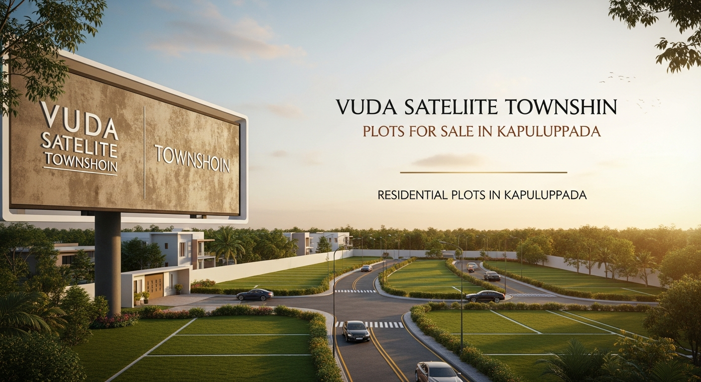VUDA Satellite Township plots for sale in Kapuluppada, Residential plots in Kapuluppada Visakhapatnam, VUDA approved plots in Kapuluppada Vizag