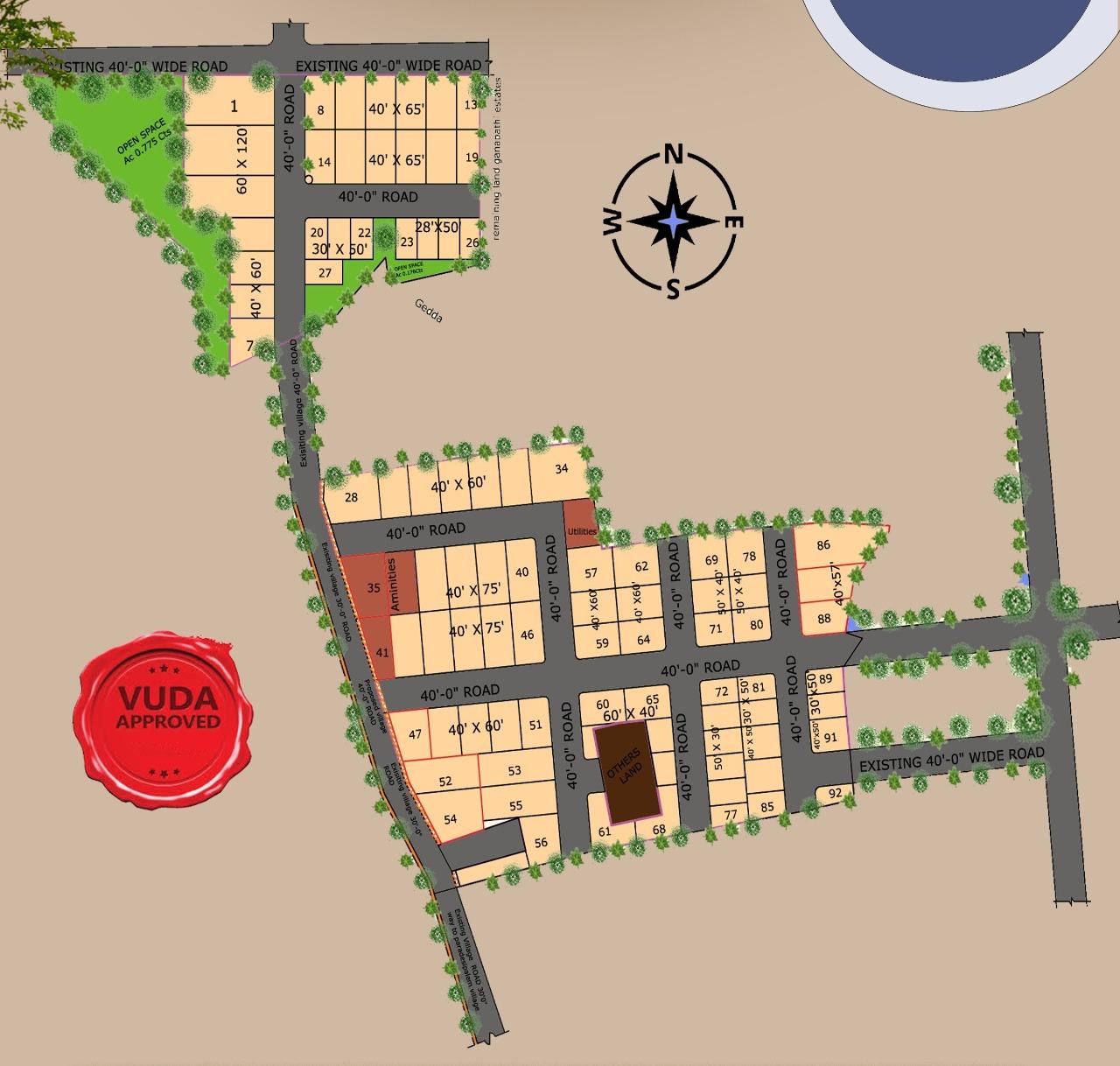 VINAYGAR ESTATES BOYAPALEM / Plots Investment in Visakhapatnam.
