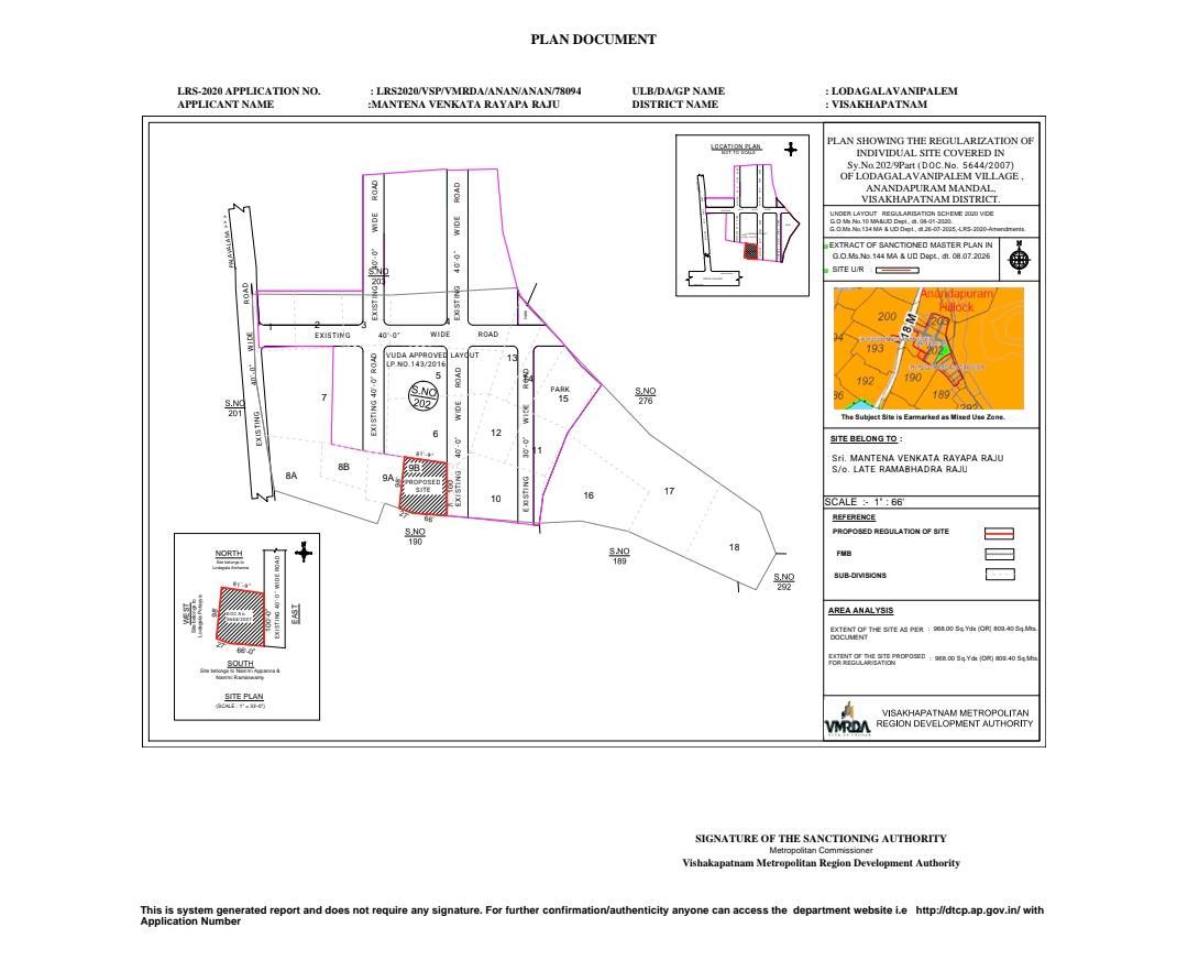 PLOTS FOR SALE IN ANANDAPURAM,LRS PAID PLOTS IN VIZAG